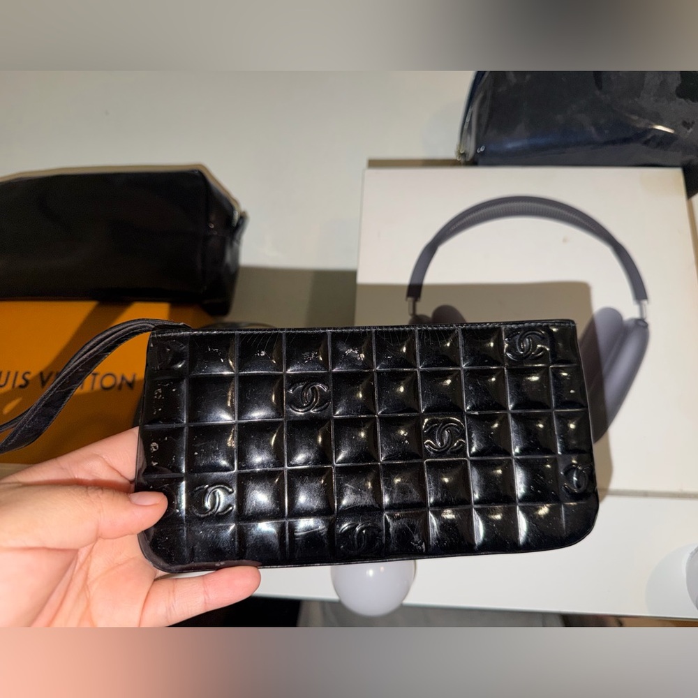 CHANEL Vintage Chocolate Bar Clutch